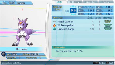 digimon cyber sleuth dorumon.